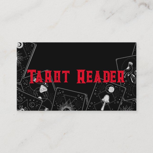 Lector de tarjetas Tarot Lectura de palma psíquica (Anverso)