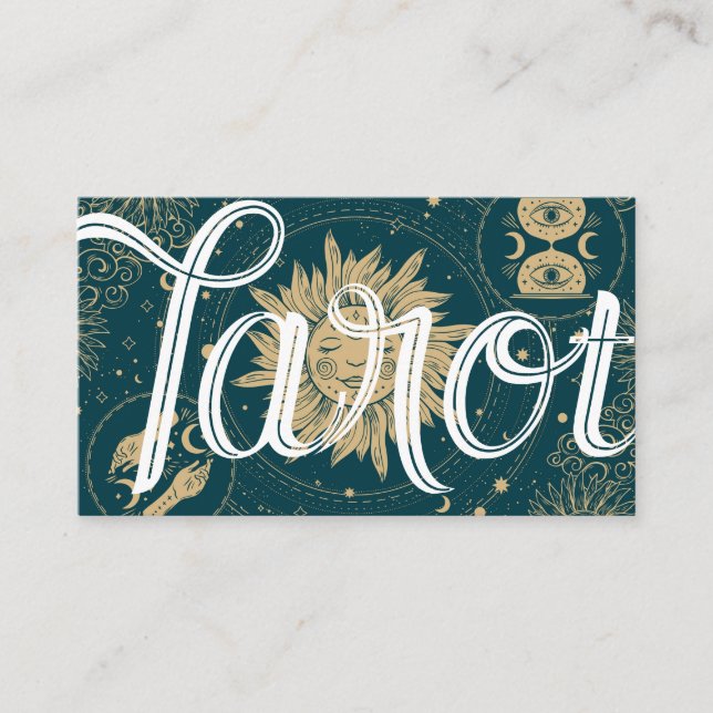 Lector de tarjetas Tarot Lectura de palma psíquica (Anverso)