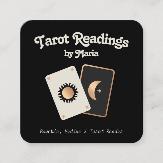 Lector de tarjetas Tarot Mediano Psíquico (Anverso)