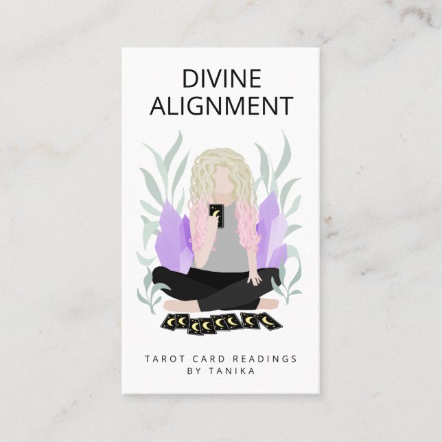 Lector de tarjetas Tarot moderno (Anverso)