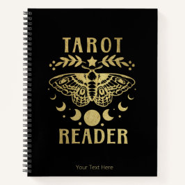 Lector de Tarot de Oro Cuaderno de Fase Lunar de M