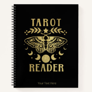 Lector de Tarot de Oro Cuaderno de Fase Lunar de M