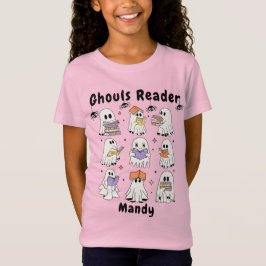 Lector Ghouls Libros Camiseta