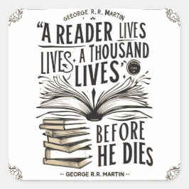 Lector vive Pegatina