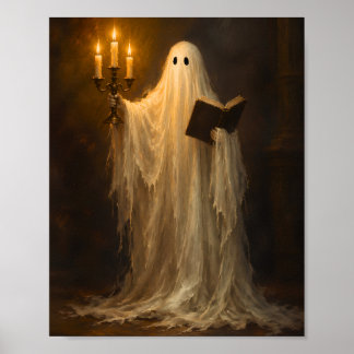 Lectura de Fantasma con Arte Gótico Antiguo de Can