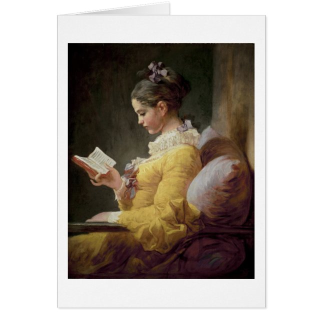 Lectura de la chica joven, c.1776 (Frente)