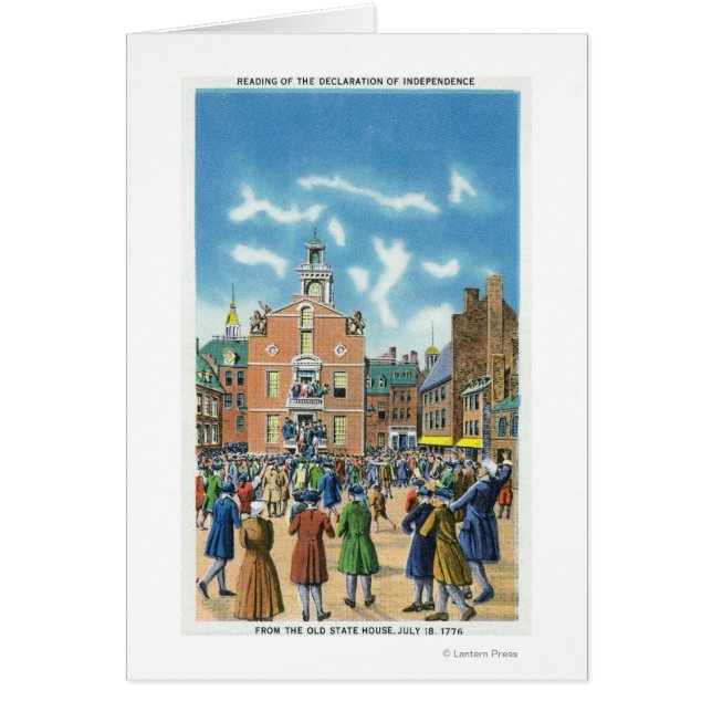 Lectura de la Declaración de Independencia (Frente)