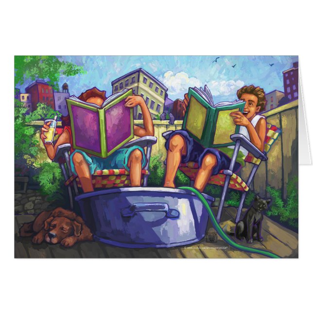 Lectura en verano (Anverso (Horizontal))