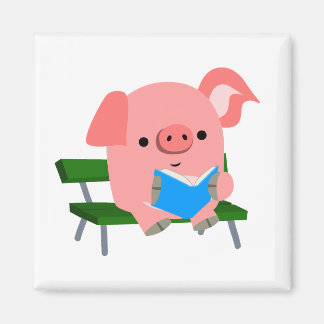 Lecturas de cerdo Personalizado en un imán de banc