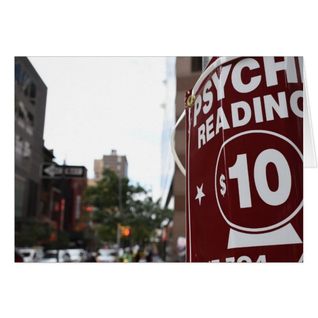 Lecturas psíquicas fotografía callejera en Nueva Y (Anverso (Horizontal))