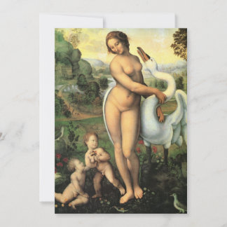 Leda de Leonardo da Vinci y el cisne