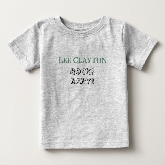 Lee Clayton oscila la camisa del bebé (Anverso)