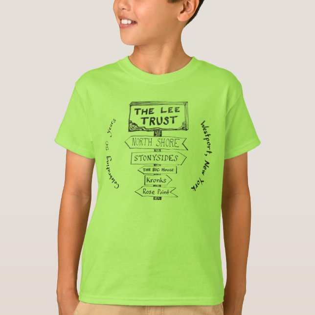 Lee Trust 50 Aniversario Camiseta básica para niño (Anverso)