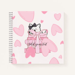 Leer • Amar • Escribir – Cuaderno de Gato y Libro