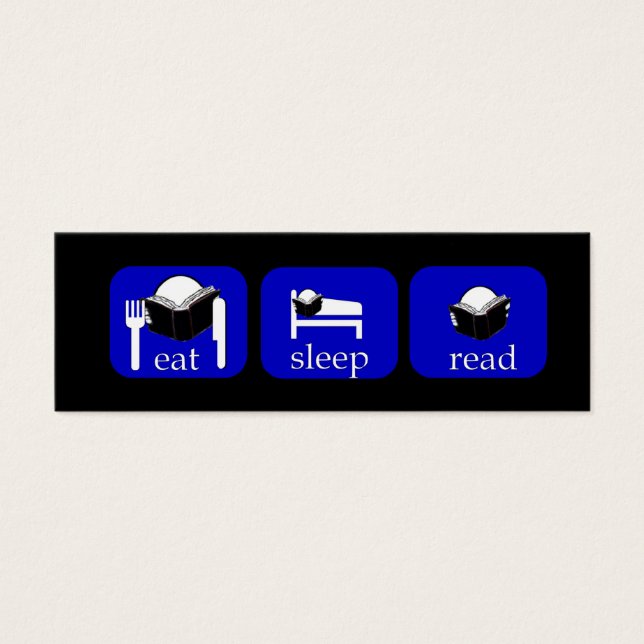 leer "Dormir" Booklover Bookmark to Personalizar (Frente)