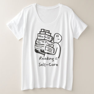 Leer es auto-cuidado más camiseta de mujer