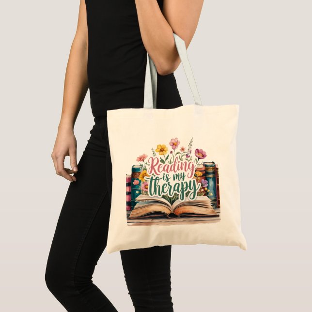 Leer es la bolsa del libro de flores silvestres de (Anverso (producto))