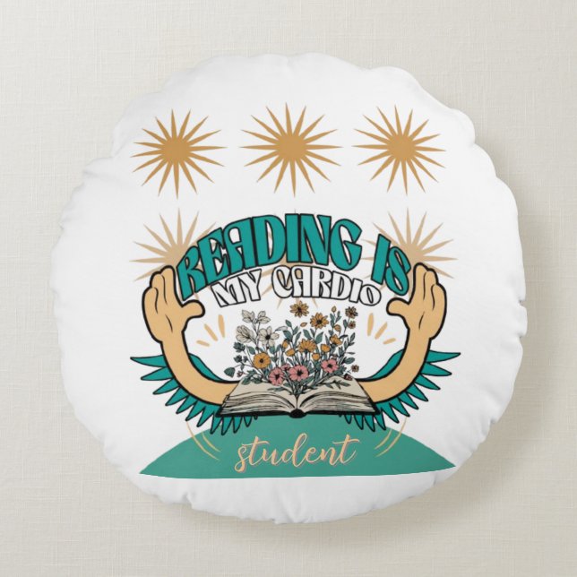 Leer es mi Cojín decorativo cardiovascular (Anverso)