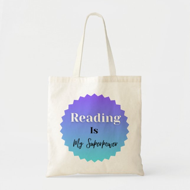 Leer es mi superpoder para la bolsa (Frente)