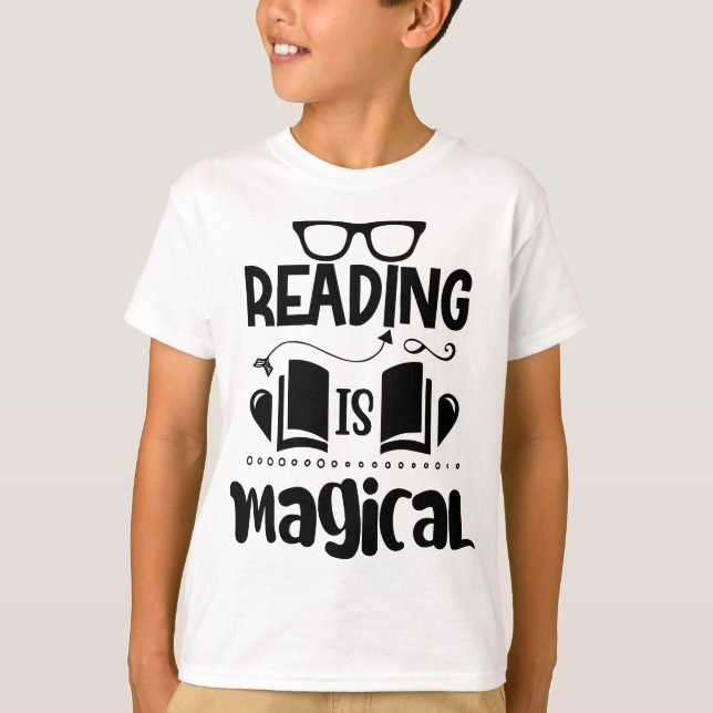 Leer es una camiseta mágica (Anverso)