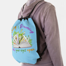 Leer es una excelente mochila de libros florales