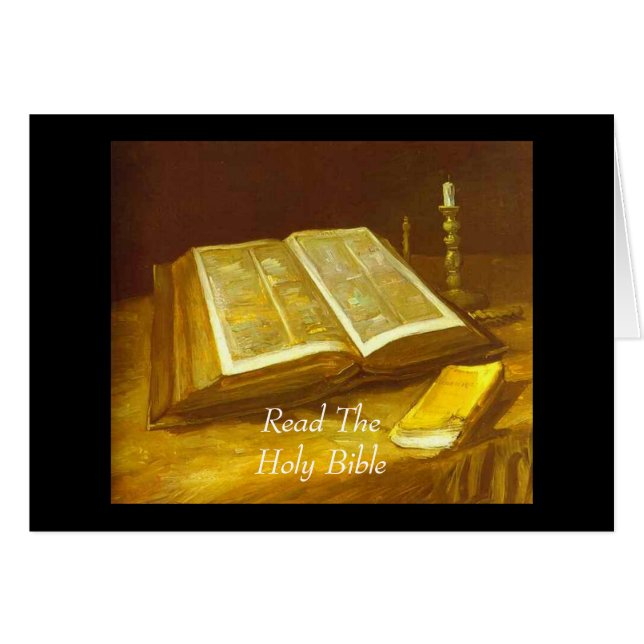 Leer la Santa Biblia (Anverso (Horizontal))