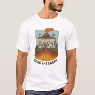 Leer La Tierra Camiseta de laboratorio de geología