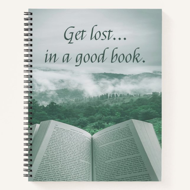 Leer libros, perderse en un buen libro (Anverso)