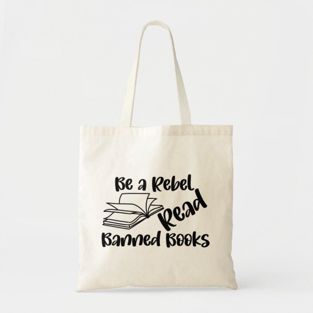 Leer libros prohibidos en la bolsa (Frente)