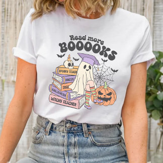 Leer más libros: Camisa Halloween del profesor de