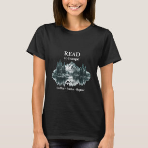 Leer para Escapar – Camiseta de Café Libros Repeti