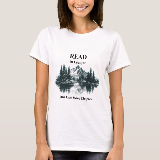 Leer para Escapar – Solo un Capítulo Más Camiseta  (Anverso)