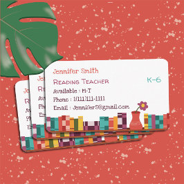 Leer tarjetas de presentación estándar para profes