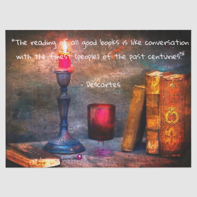 Leer y libros en papel de tejidos (Anverso)