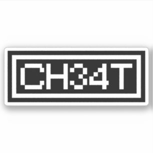 LEET CHEAT PEGATINA