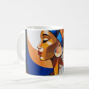 Legado Dorado: Taza de Café Reina Africana