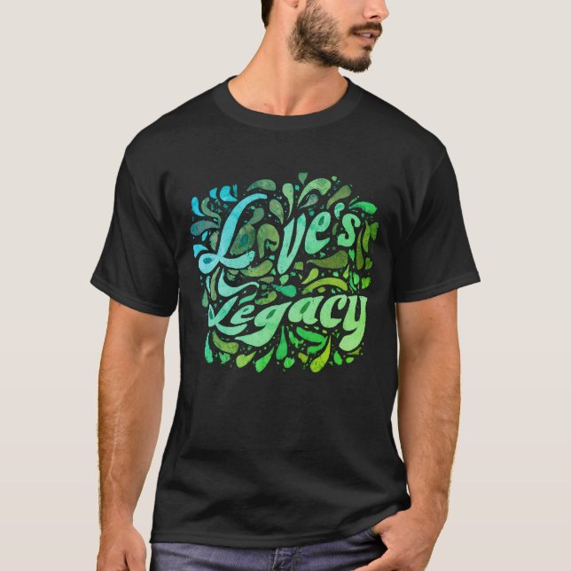 Legado Verde del Amor: Diseño de camisetas florale (Anverso)