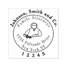 Legal, abogado, sello de abogado con letra tradici