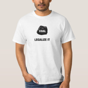 Legalice la camiseta del carbón