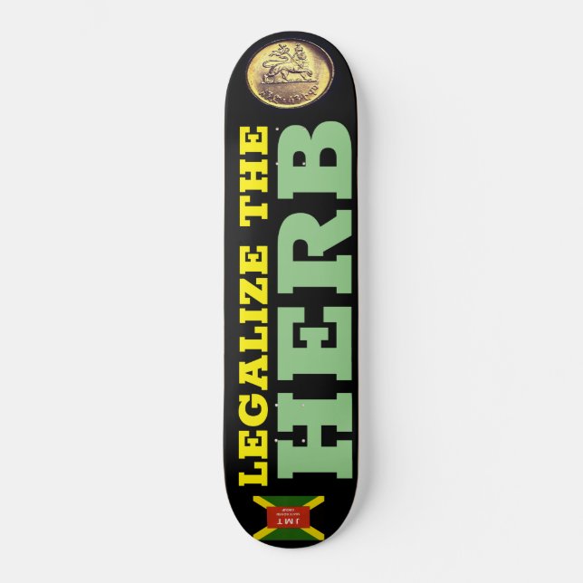 LEGALIZAR EL Skateboard HERB (Anverso)