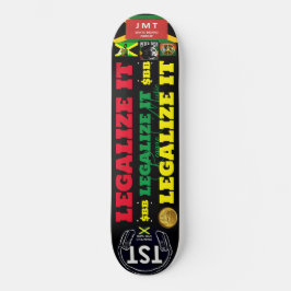 LEGALIZAR JMT JAMAICA 8 Placa de skateboard de 1/4