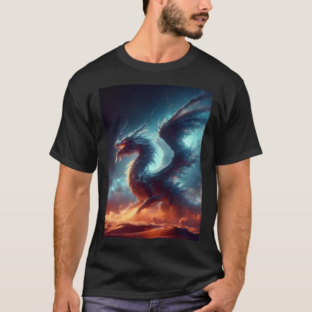 Legendaria camiseta gráfica del dragón (Anverso)