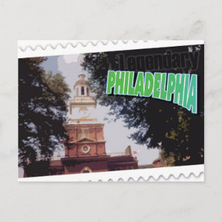 Legendaria Filadelfia, Pa., postal