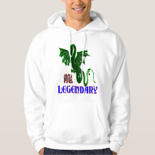 ☞♥Legendaria Sudadera con Capucha Unisex Dragón Ch