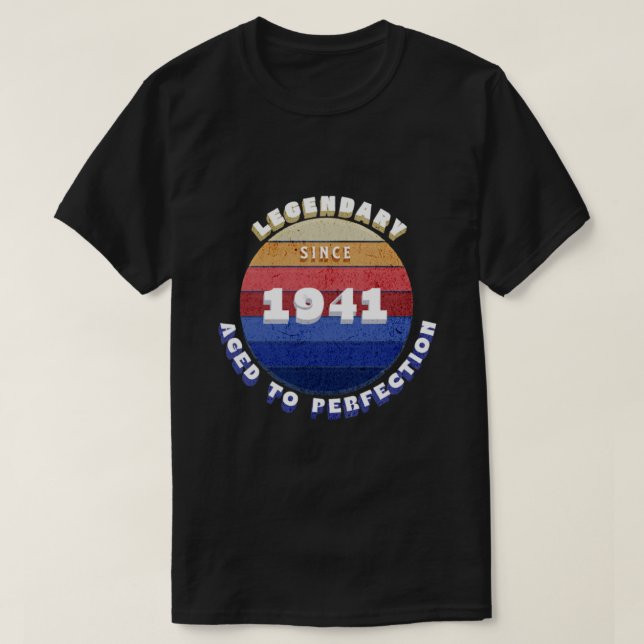 Legendario desde 1941 Camiseta Retro (Diseño del anverso)