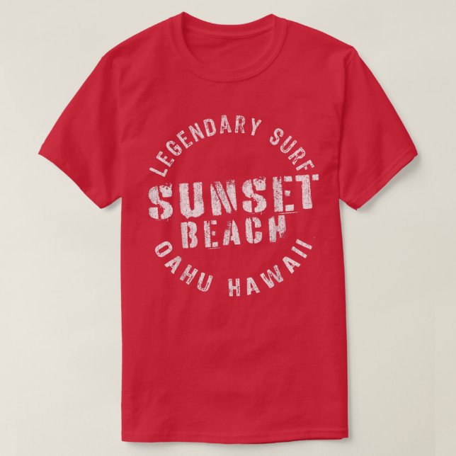 LEGENDARY SURF SUNSET BEACH - Camiseta CÍRCULO STA (Diseño del anverso)