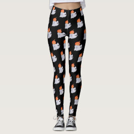 Leggencias de Halloween con ghosts Leggings
