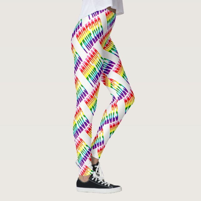 Leggin 2023 de la bandera arcoiris de la igualdad  (Derecha)