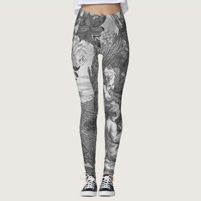 legging angels cherubs sketch (Anverso)