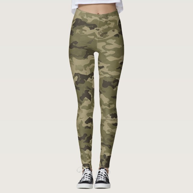 Legging Camo Clásico - Estilo Táctico y Deportivo (Anverso)